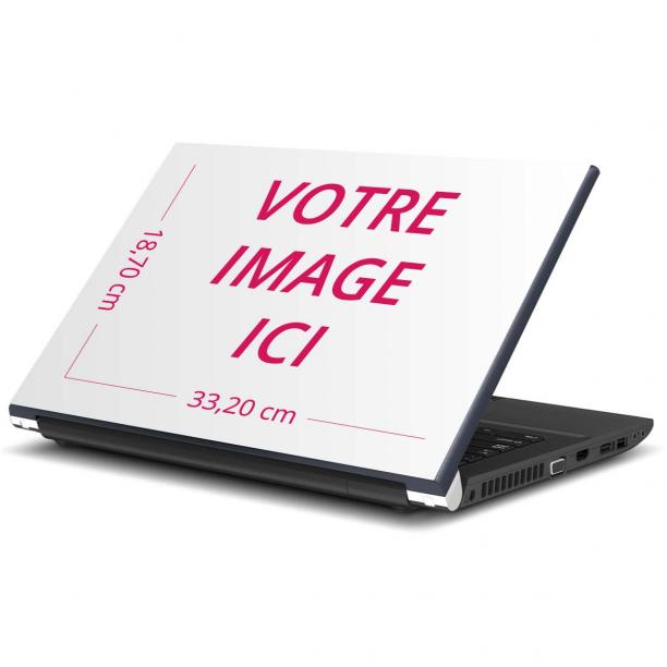 Sticker image personnalisable PC portable 15 pouces - 18.7x33.2 cm –  Stickers Stickers Ordinateurs et Mac Ordinateur portable - Ambiance-sticker