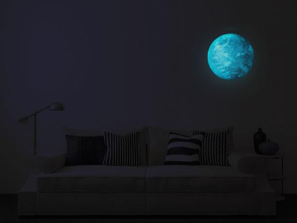 Perfect Homics Glow in The Dark Moon Wall Decals 30cm Luminous Sticker at Night