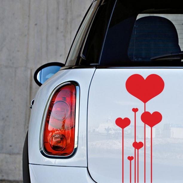 Stickers auto fleurs – autocollants deco voiture – Ambiance-sticker