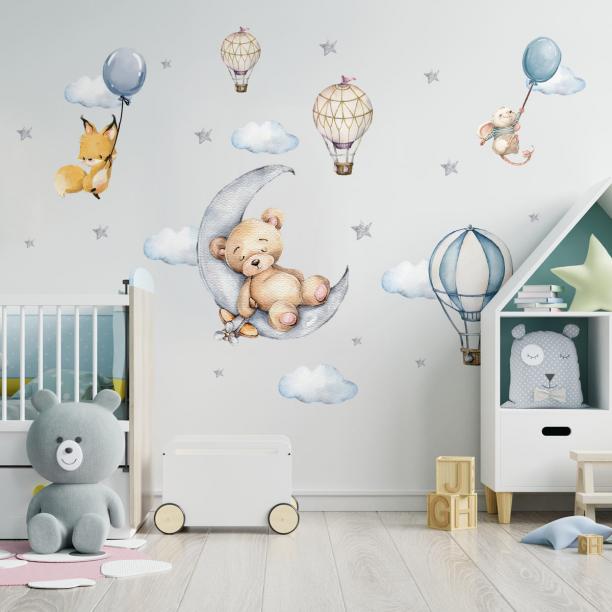 Stickers bébé animaux et ballons – kidyhome