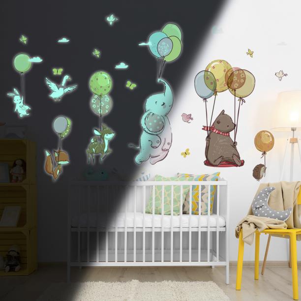 Sticker phosphorescent lumineux chambre enfant - AVENTURIERS DE L'ESPACE au  meilleur prix