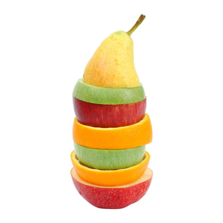 Stickers muraux pour réfrigérateur - Sticker décoratif Fruit pyramide - ambiance-sticker.com