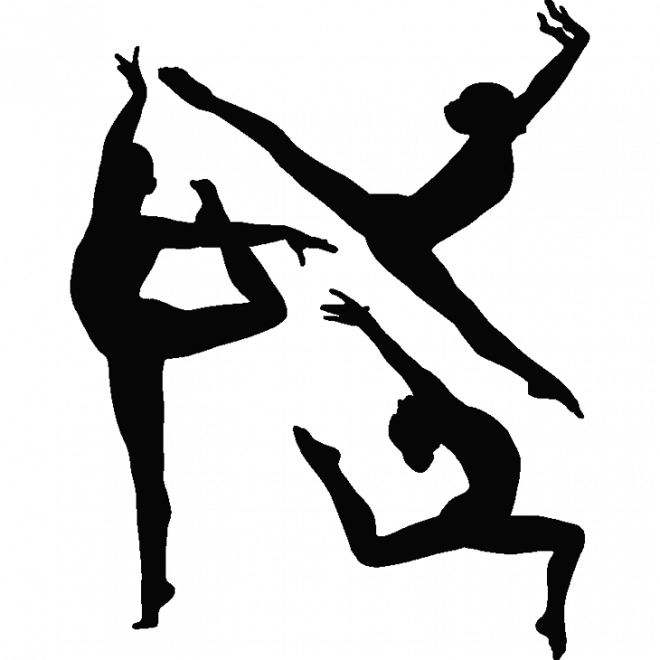 Stickers sport et football - Sticker série de gymnastes - ambiance-sticker.com