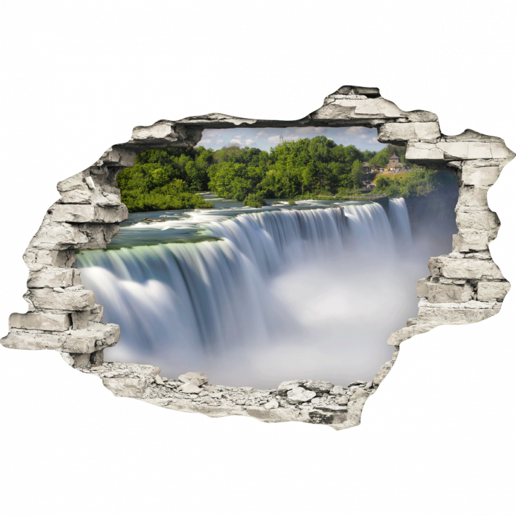 Muurstickers Landschap - Muursticker Landschap watervallen Niagara Falls - ambiance-sticker.com