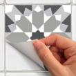 adesivi piastrelle di cemento - 24 adesivi piastrelle di cemento azulejos arcangel - ambiance-sticker.com