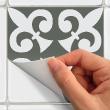 adesivi piastrelle di cemento - 24 adesivi piastrelle di cemento azulejos Iora - ambiance-sticker.com