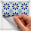 adesivi piastrelle di cemento - 24 adesivi piastrelle azulejos flotina - ambiance-sticker.com
