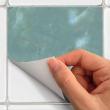 adesivi piastrelle di cemento - 24 adesivi piastrelle marmo blu thela - ambiance-sticker.com
