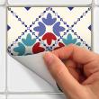 adesivi piastrelle di cemento - 30 adesivi piastrelle di cemento azulejos leotina - ambiance-sticker.com