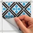 adesivi piastrelle di cemento - 30 adesivi piastrelle di cemento azulejos talia - ambiance-sticker.com