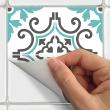 adesivi piastrelle di cemento - 30 adesivo piastrelle azulejos Antonella - ambiance-sticker.com