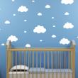 Adesivi murali design - 30 adesivi nubi - 40 colori disponibili - ambiance-sticker.com