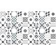 adesivi piastrelle - 60 adesivo piastrelle azulejos geometrico tonalità di grigio - ambiance-sticker.com