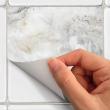 adesivi piastrelle - 9 adesivi piastrelle marmo da casablanca - ambiance-sticker.com