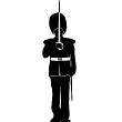 Adesivi Londra - Guardia Reale con la spada - ambiance-sticker.com