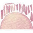 Carta da parati pre-incollata - Carta da parati preincollata tramonto rosa - ambiance-sticker.com