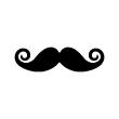 Adesivo Protabili PC e MAC - Adesivo Riccioli mustache - ambiance-sticker.com
