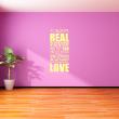 Adesivi con frasi - Adesivo  Is this house we do real - ambiance-sticker.com