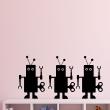 Adesivi murali per bambini - Adesivi 3 robot - ambiance-sticker.com