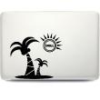 Adesivo Protabili PC e MAC - Adesivo Sunny Island - ambiance-sticker.com
