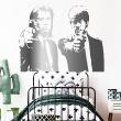 Adesivi murali cinema - Adesivo Attori Pulp Fiction - ambiance-sticker.com
