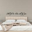 Adesivi con frasi - Adesivo All of me loves all of you - ambiance-sticker.com