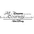 Adesivi con frasi - Adesivo murali All our dreams can come true - Walt Disney - ambiance-sticker.com