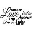 Adesivi con frasi - Adesivo murali Amore parole - ambiance-sticker.com