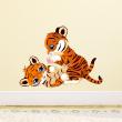 Adesivi murali - Adesivo animale Tigers giocatori - ambiance-sticker.com
