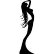 Adesivi murali di fugure umane - Adesivo donna sexy atteggiamento - ambiance-sticker.com