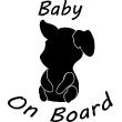 Adesivi  per bambini - Adesivi Silhouette cucciolo - ambiance-sticker.com