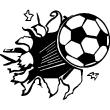 Adesivo Pallone da calcio in aria - ambiance-sticker.com