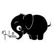 Adesivi murali Animali - Adesivo Baby elephant Ciao! - ambiance-sticker.com
