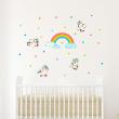 Adesivi murali per bambini - Adesivo neonati unicorni - ambiance-sticker.com