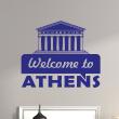 Adesivi murali urbani - Adesivo Benvenuti Atene - ambiance-sticker.com
