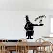 Adesivi murali per la cucina - Adesivo decorativo Bon appetit originale - ambiance-sticker.com