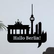 Adesivi murali urbani - Adesivo Ciao Berlino! - ambiance-sticker.com