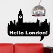 Adesivi murali urbani - Adesivo ciao Londra! - ambiance-sticker.com