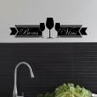 Adesivi murali per la cucina - Adesivo decorativo Bons vins - ambiance-sticker.com