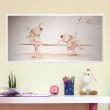 Adesivi murali per bambini - Adesivi Caricature danza del mouse - ambiance-sticker.com