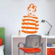 Adesivi murali cinema - Adesivo Charlot prigioniero - ambiance-sticker.com