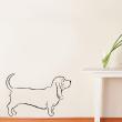 Adesivi murali Animali - Cane con le gambe corte - ambiance-sticker.com