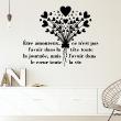 Adesivi con frasi - Adesivo citazione amor être amoureux - ambiance-sticker.com
