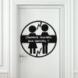 Adesivi murali per bambini - Adesivi citazione Chambre interdite aux parents - ambiance-sticker.com