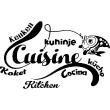 Adesivo citazione cuisine, cocina, kitchen ... - ambiance-sticker.com