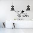 Adesivi murali per la cucina - Adesivo decorativo citazione cucina Is gut fur dein hirn - ambiance-sticker.com