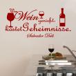 Adesivi murali per la cucina - Adesivo citazione cucina Wer wein geniekt - Salvador Dali - ambiance-sticker.com