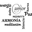 Adesivi con frasi - Adesivo citazione Energia, éxito, armonia - ambiance-sticker.com