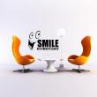 Adesivi con frasi - Adesivo murali Smile everyday - ambiance-sticker.com