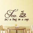 Adesivi con frasi - Adesivo citazione Tea a hug in a cup - ambiance-sticker.com